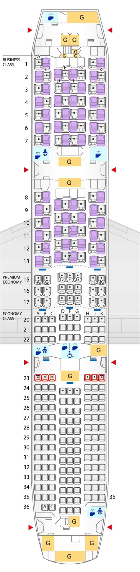 boeing 787-9 seat map